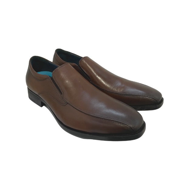 Johnston & Murphy Mens Gibbons Run-Off Loafer.  Brown Full Grain 15-8824 main image 9